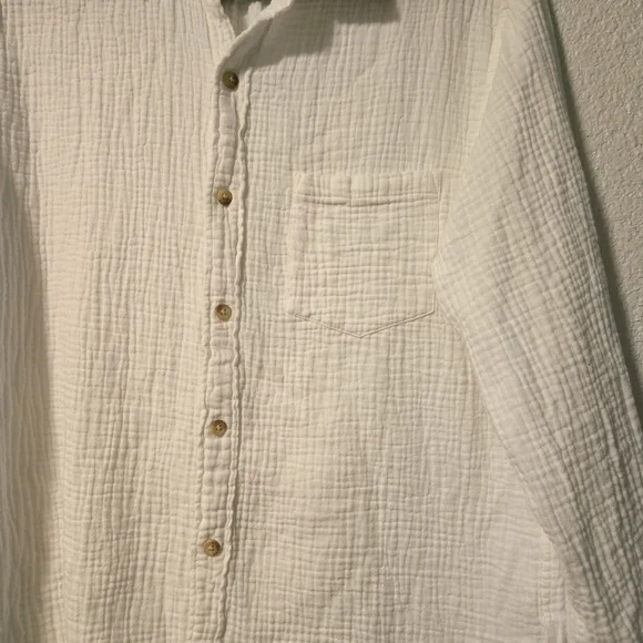 J. Crew White Textured Shirt - Picture 6 of 8
